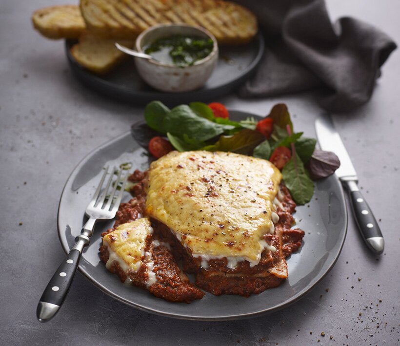 Meatless Farm lasagne