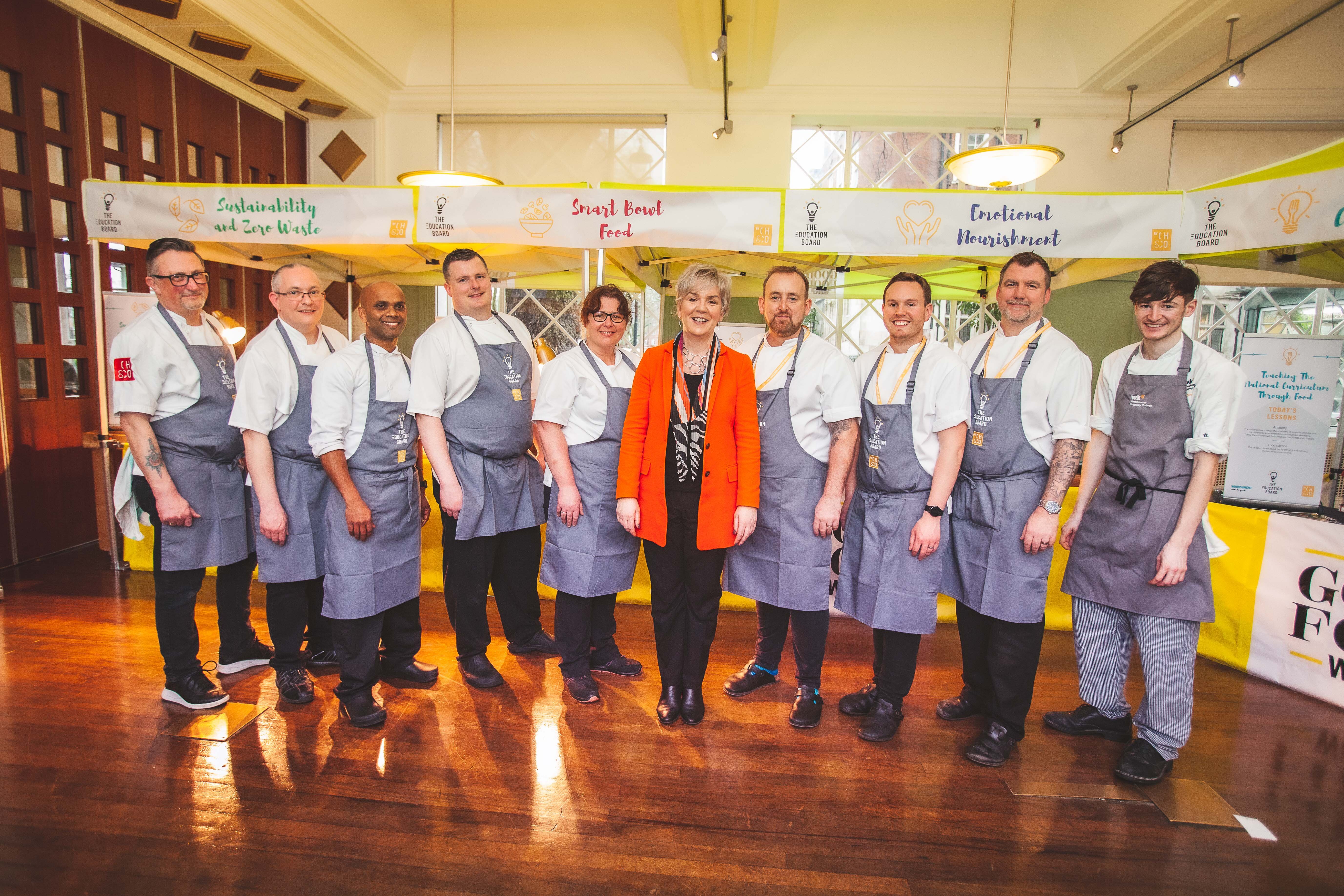 CH&Co’s Deborah Homshaw and chefs