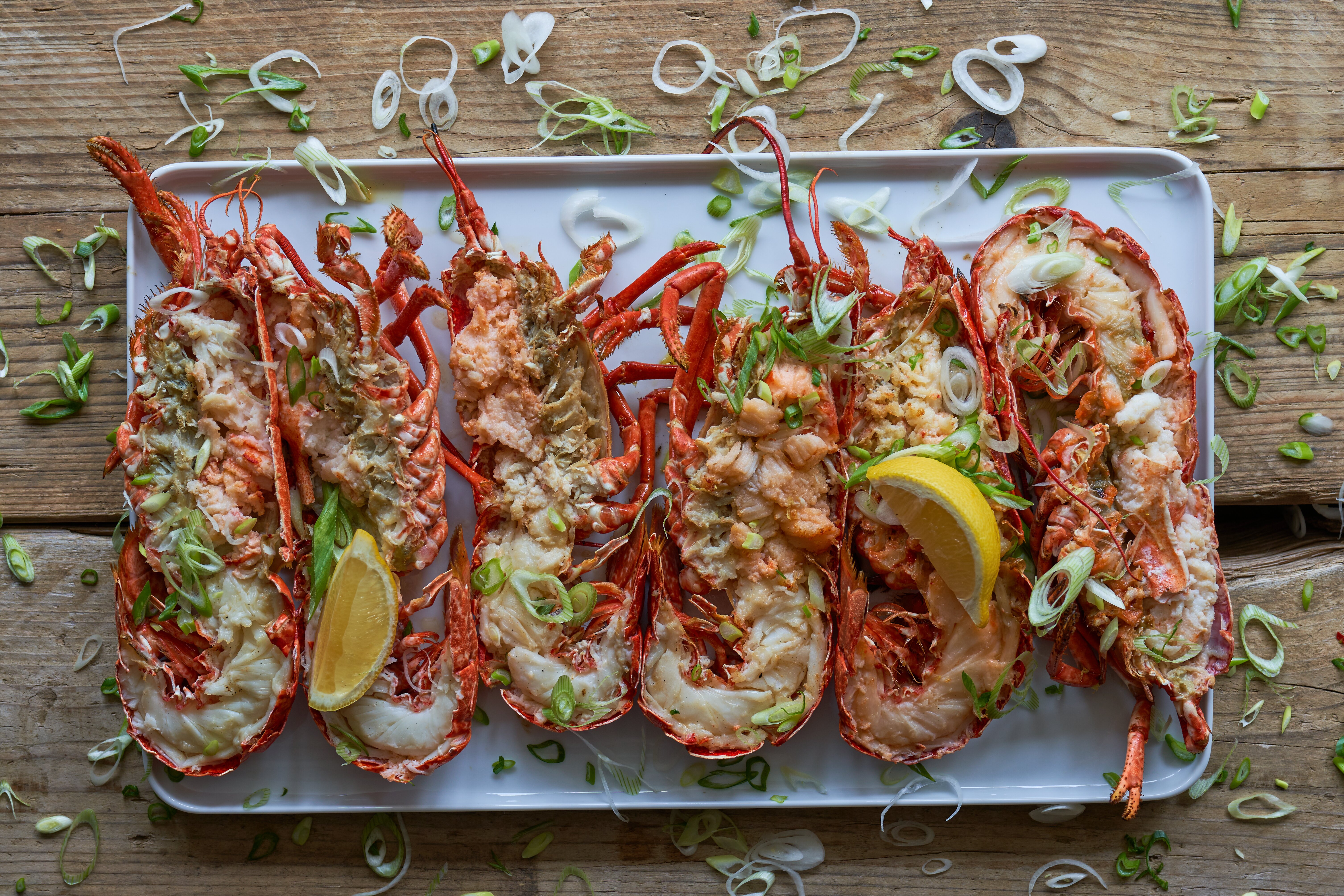 Grilled Atlantic lobster