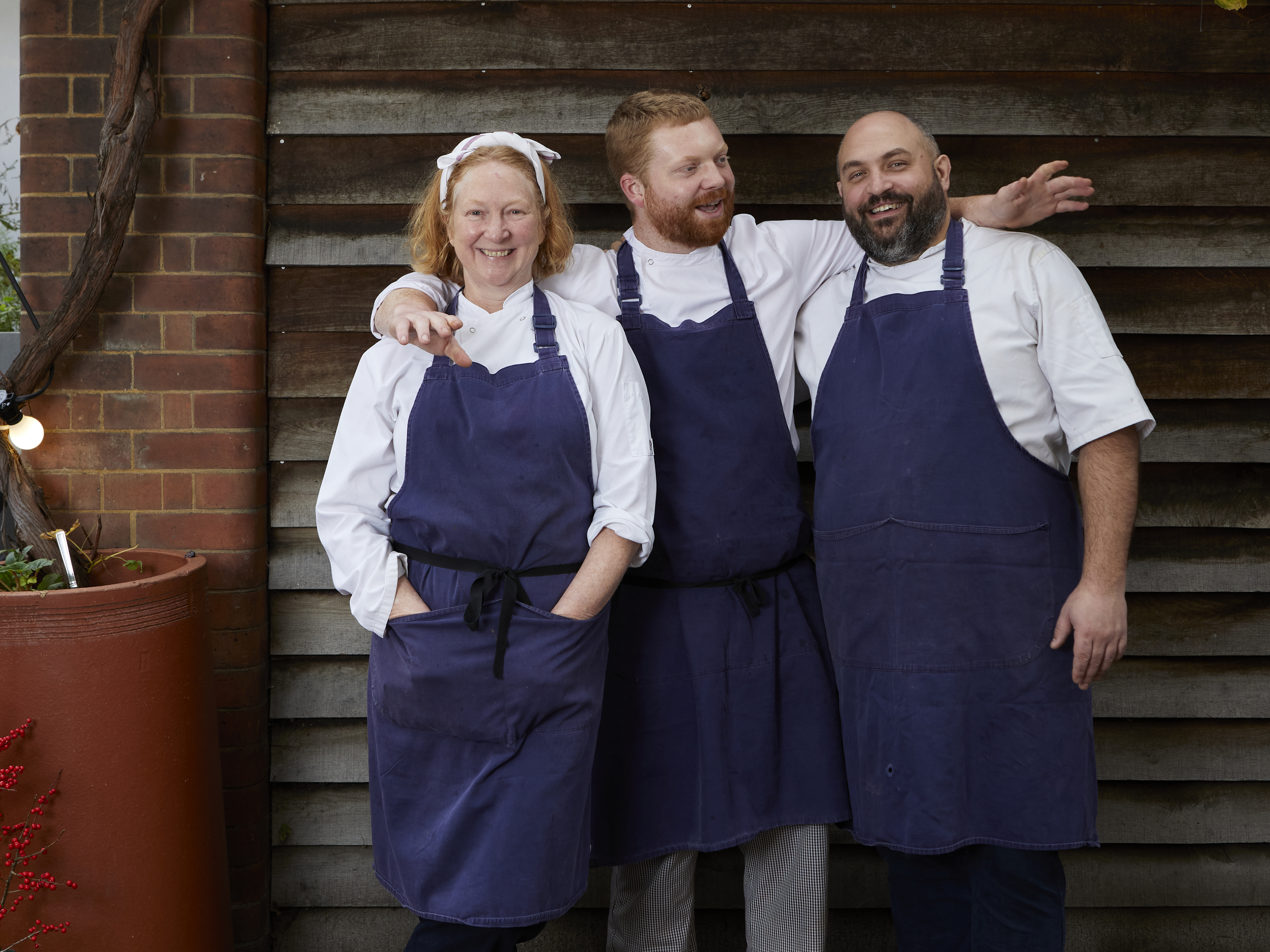 Margot Henderson, Hector Henderson, and head chef Ben Coombs