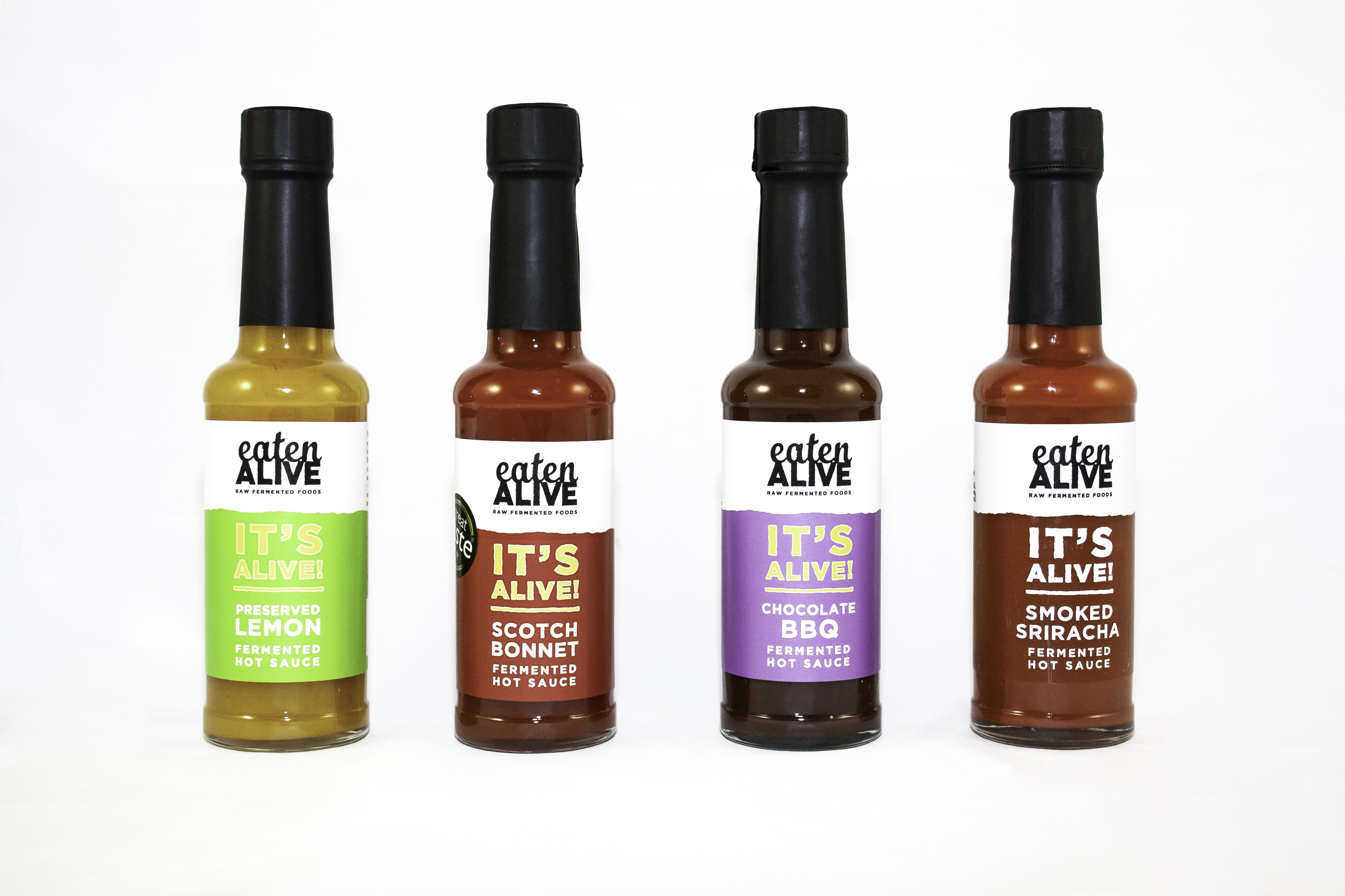 Eaten Alive range hot sauces