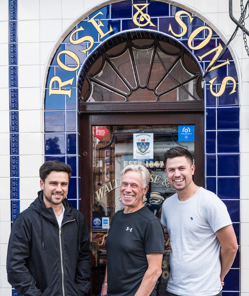 Charlie, Steve and Jack Cook of Walter Rose & Son