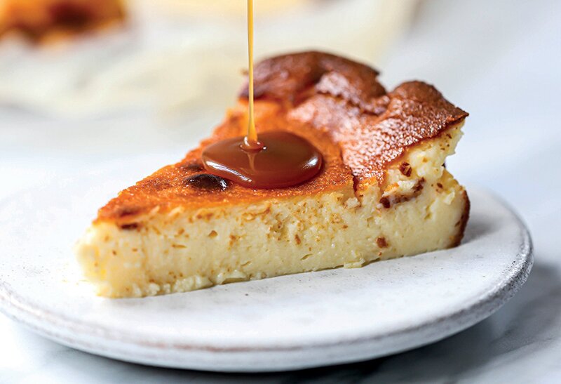 English Cheesecake Company’s Basque vanilla cheesecake