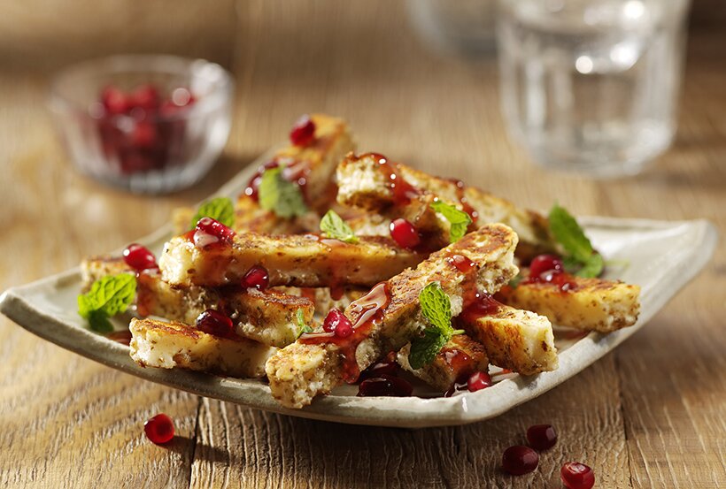 Mediterranean-style halloumi fries from Eurilait